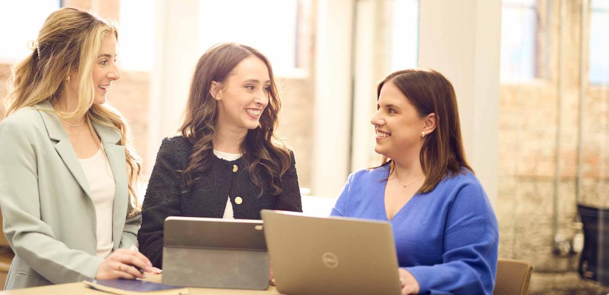 three digital marketers discussion AI