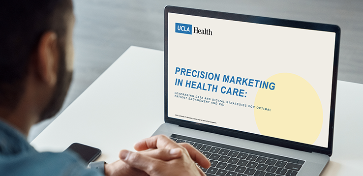 digital marketer on laptop