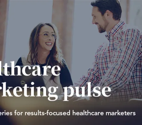 three digital marketers around a table for healthcare marketing pulse